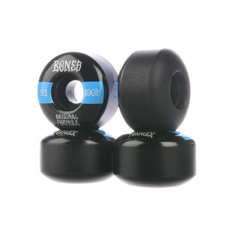 Bones Wheels 100's OG #19 V4 100A Wide black/blue