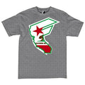 Famous T-shirt CA Reppin Athletic heather grey