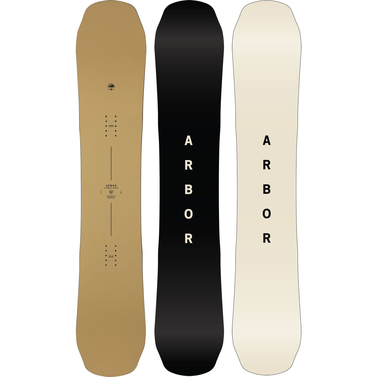 ARBOR Element Decon Rocker Snowboard 2025