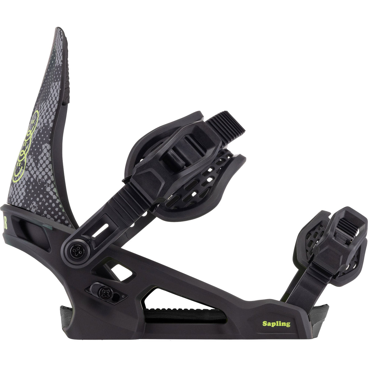 ARBOR Sapling Snowboardbindung 2025 Black Slime