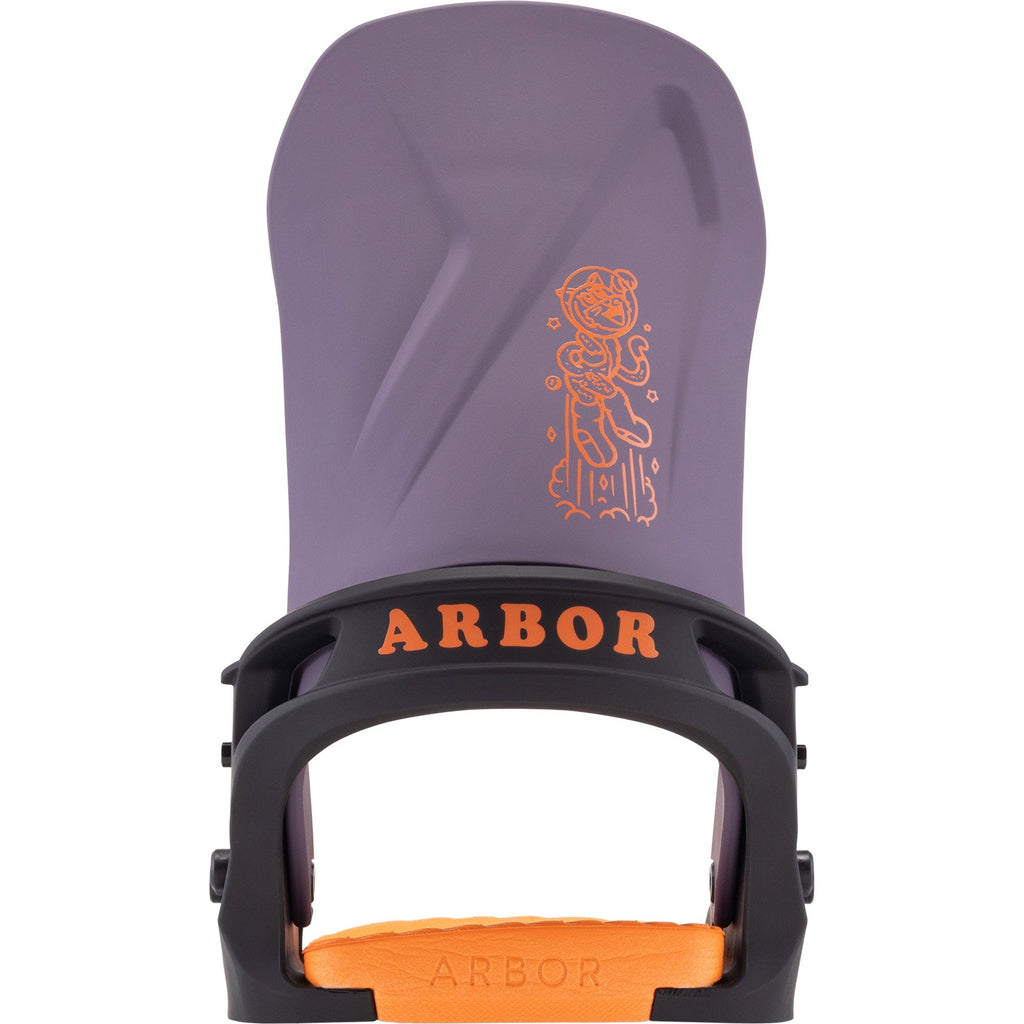 ARBOR Sapling Snowboardbindung 2025 Black Violet