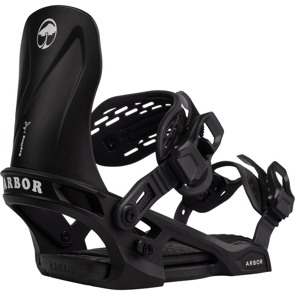 ARBOR Sapling Snowboardbindung 2025 Black White