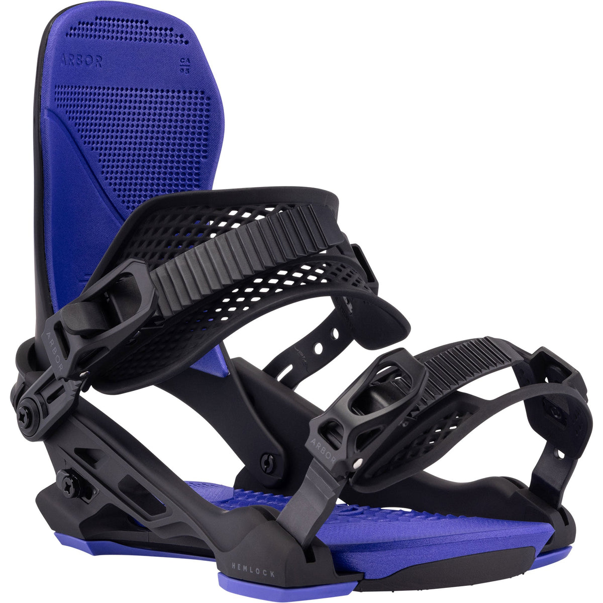 ARBOR Hemlock Snowboardbindung 2025 Black Purple