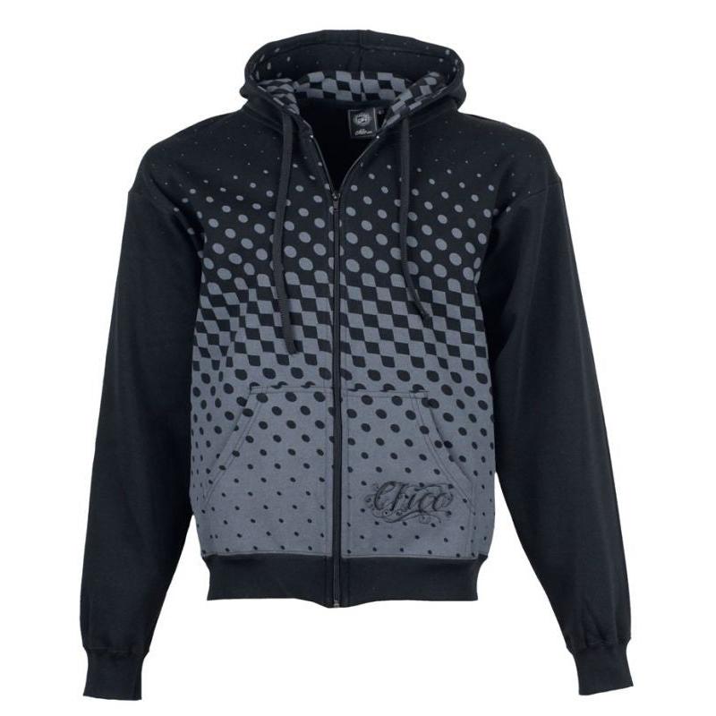 Chico Hooded Zipper Dots black
