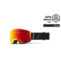 100% Snow Goggle NORG HiPER Essential Black / Red ML Mirror