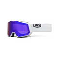100% Snow Goggle Snowcraft XL HiPER Essential White / Violet ML Mirror