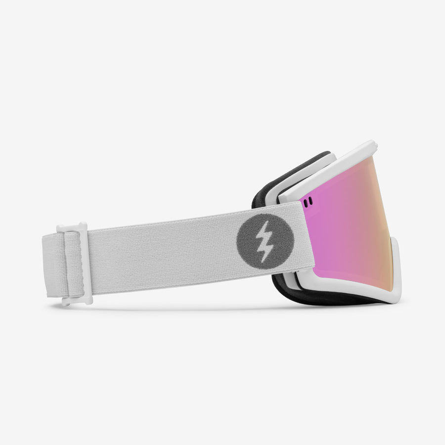 Electric Goggle Hex Matte White / Pink Chrome