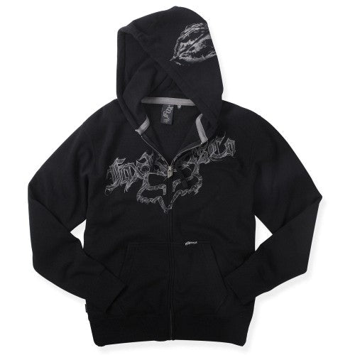 Fox Zip Hooded Drawn Out