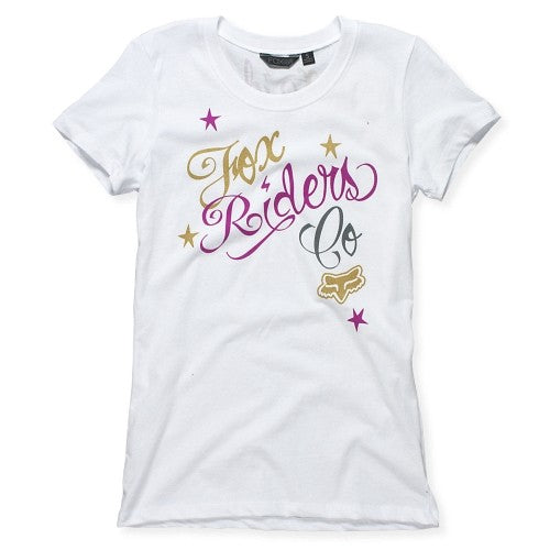 Fox Girls T-Shirt Firecracker white