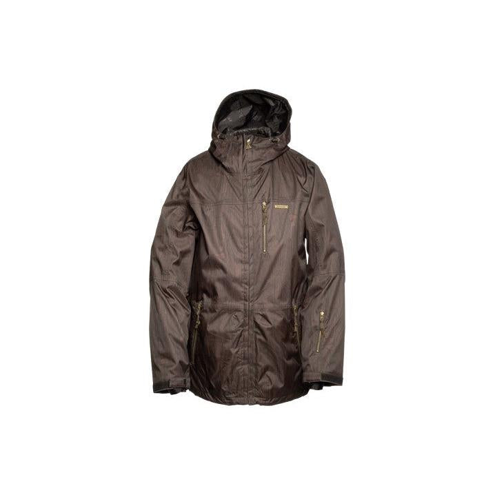 Zimtstern Snow Jacket Hawk Herringbone Wood