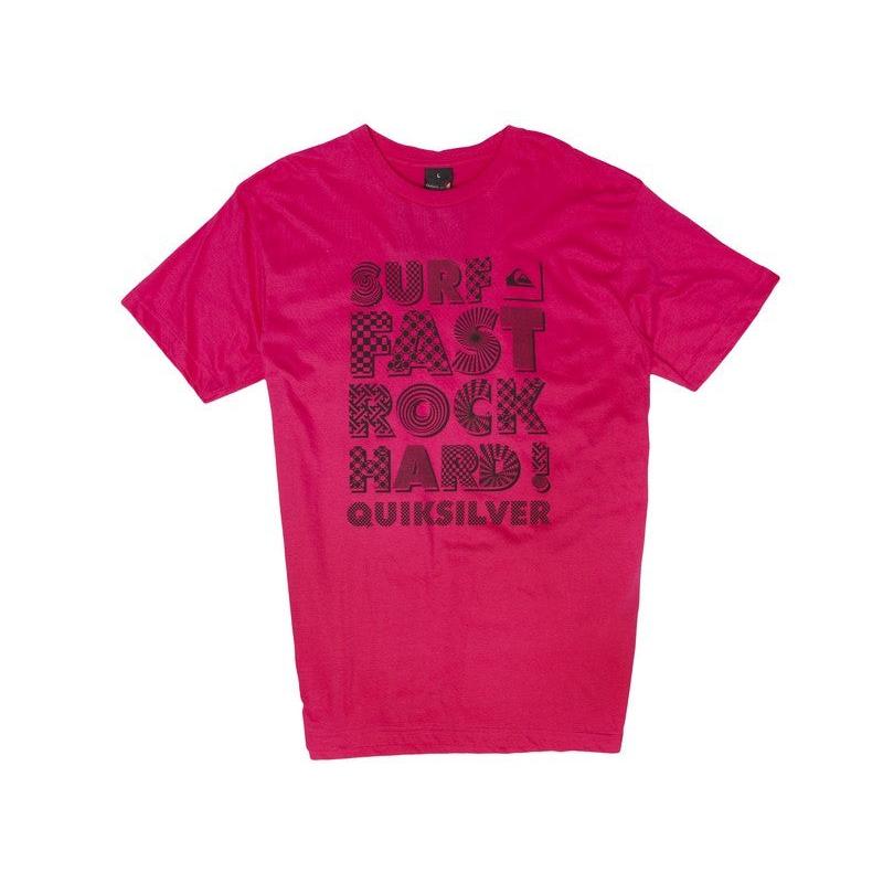 Quiksilver T-shirt Surf Fast pink