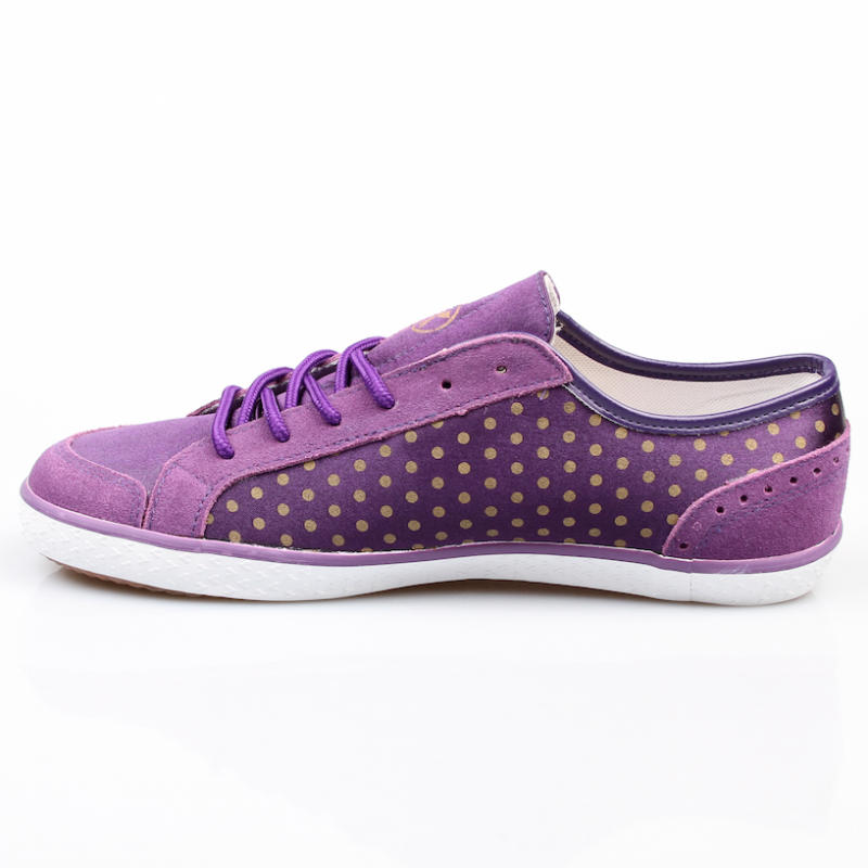 Kustom Schuhe Gemma violett / gold *Ladys*