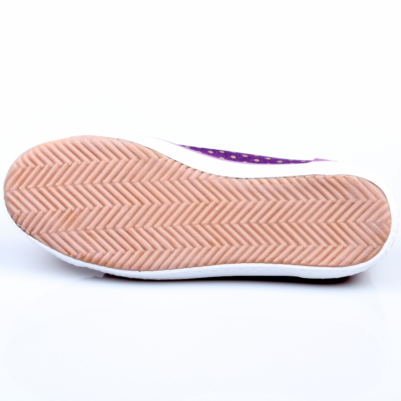 Kustom Schuhe Gemma violett / gold *Ladys*