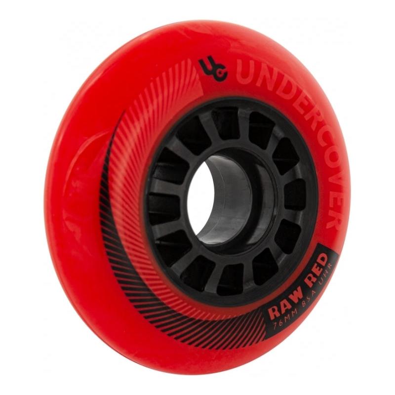 Undercover Wheels Raw Red 76mm 85A 4-Pack