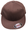 FlexFit Flat Cap Blank Brown