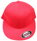 FlexFit Flat Cap Blank Red