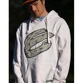 Elyts Hooded Distressed white
