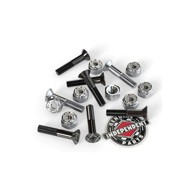 Independent Mounting Set 7/8" black/silver