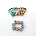 Steez Hardware Flathead Multi-Color Anodized 1"