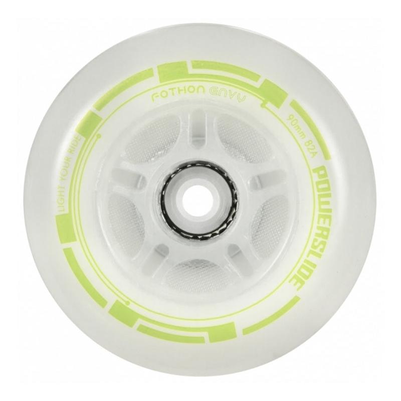 Powerslide Wheels Fothon Envy 76mm 82a green LED