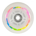Powerslide Wheels Fothon Magic 76mm 82a white LED