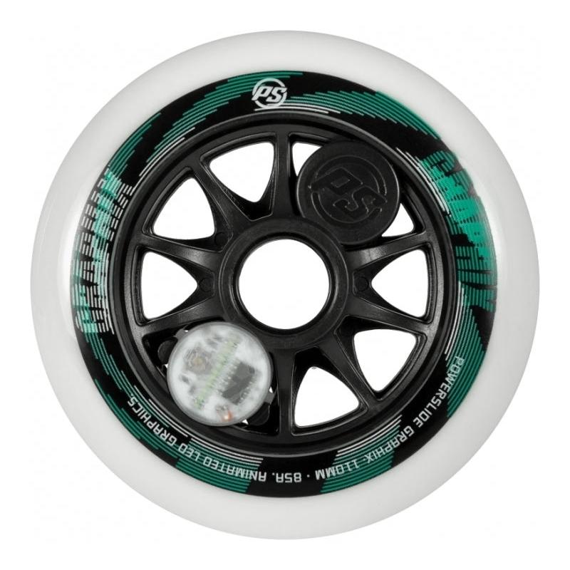 Powerslide Wheels Graphix 110mm white