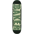 Baker Skateboard Deck Brand Logo Green Foil 8.0''
