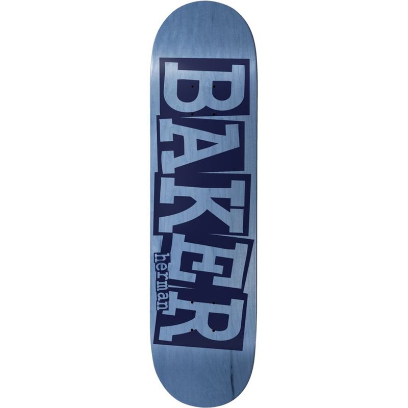Baker Skateboard Deck Ribbon Blue Veneer 8.25''