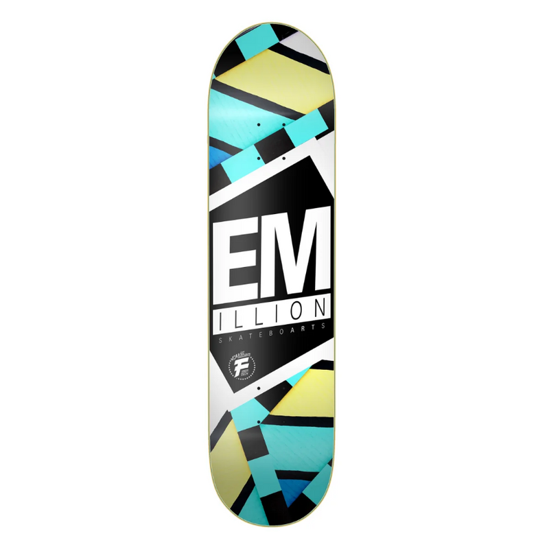 EMillion Skateboard Deck Fibertech Vivid II 8.0''