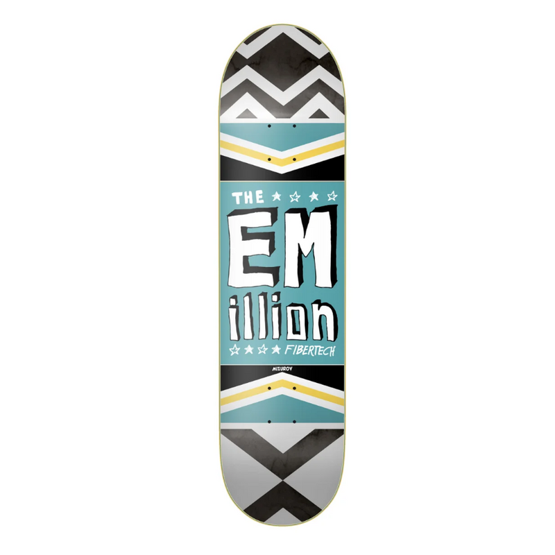 EMillion Skateboard Deck Fibertech Exodus Pro Mizurov 8.0''
