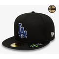 New Era Cap 59-Fifty LA Dodgers Repreve Black