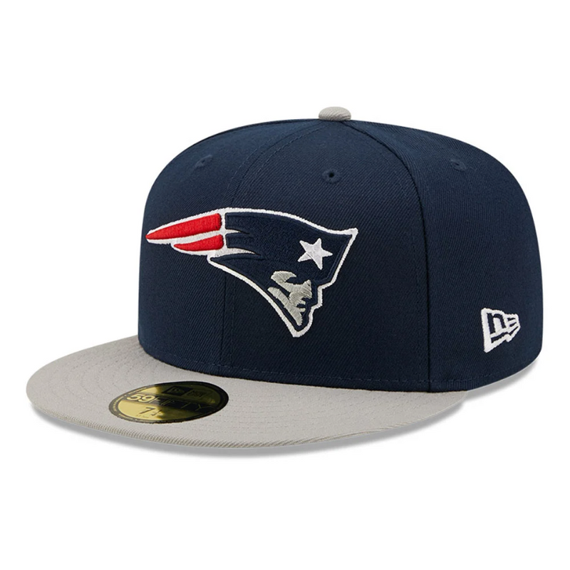 New Era 59-Fifty New England Patriots NFL Side Patch Blue