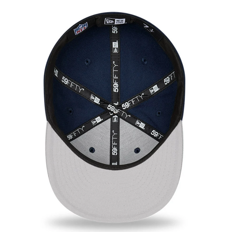 New Era 59-Fifty New England Patriots NFL Side Patch Blue