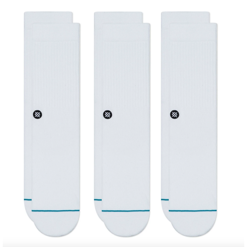 Stance Socks Icon Crew white 3-Pack