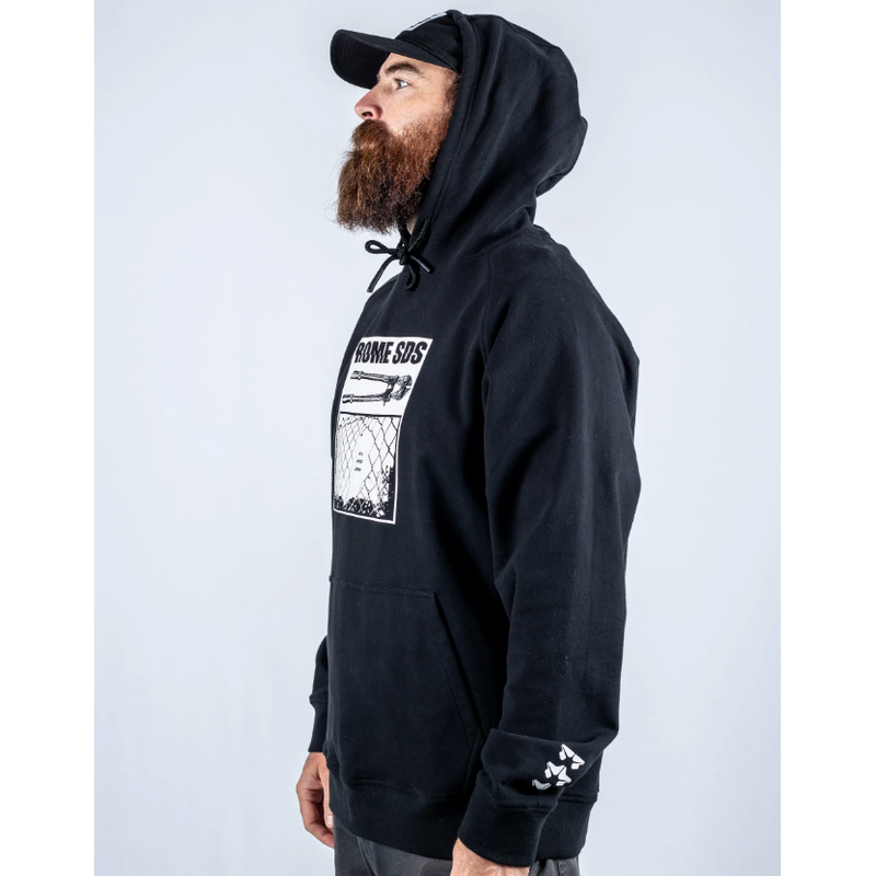 Rome Basic Hoodie black