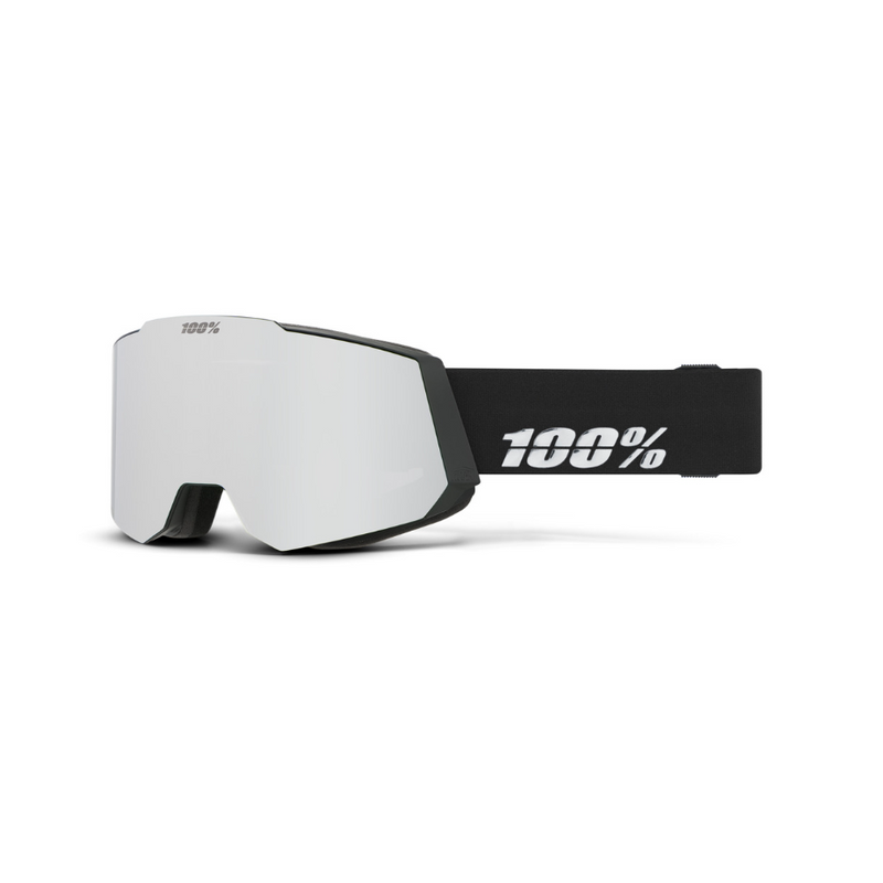 100% Snow Goggle Snowcraft HiPER Essential Black / Silver ML Mirror