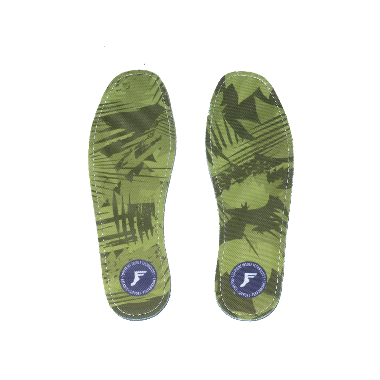 Footprint Insoles Flat 3mm Camo Green