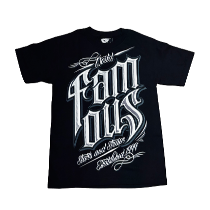Famous T-shirt Famous World Classic black