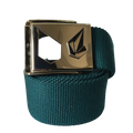 Volcom Web Belt Slightly Removed Blue Green