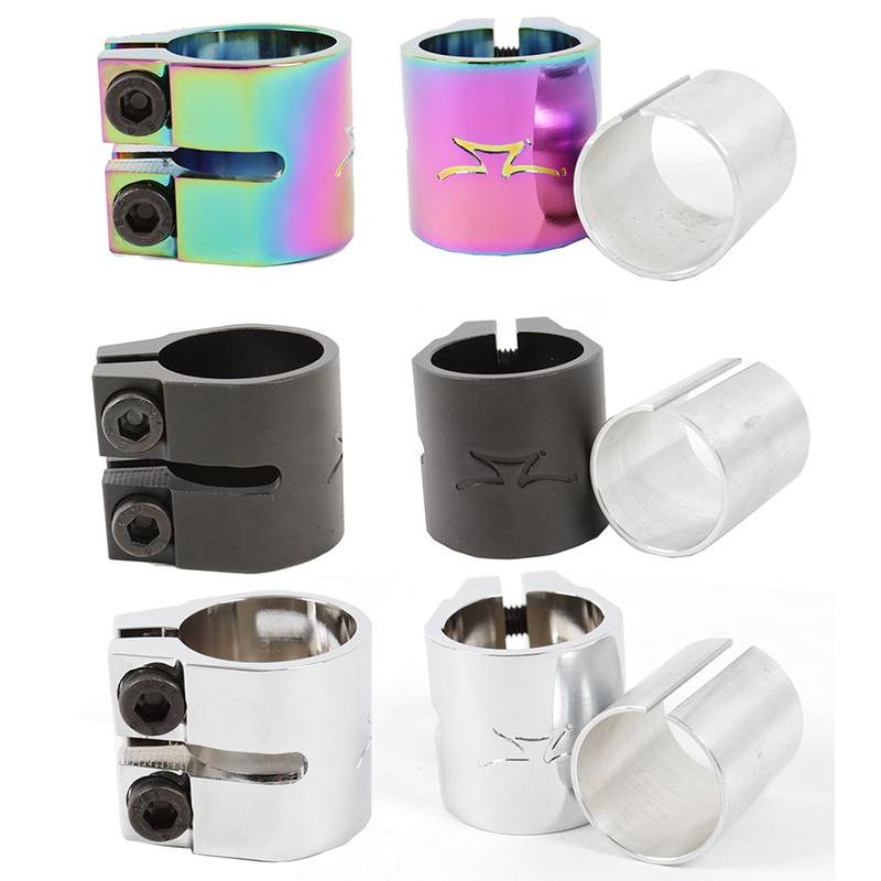 AO Graffiti Double Clamp OS w/shim chrome