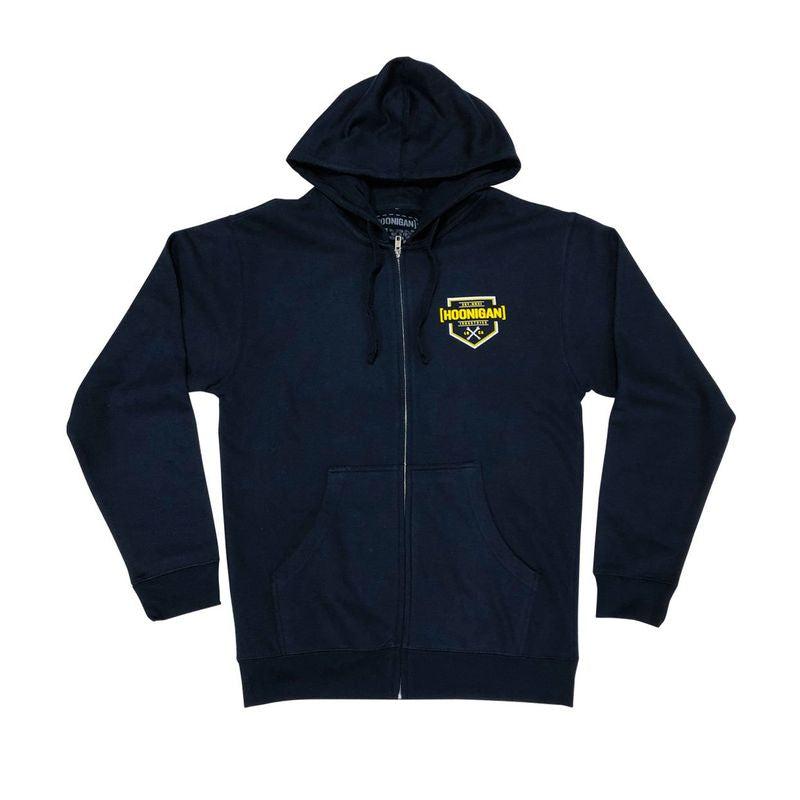 Hoonigan Zip-Up Hoodie Bracket X navy