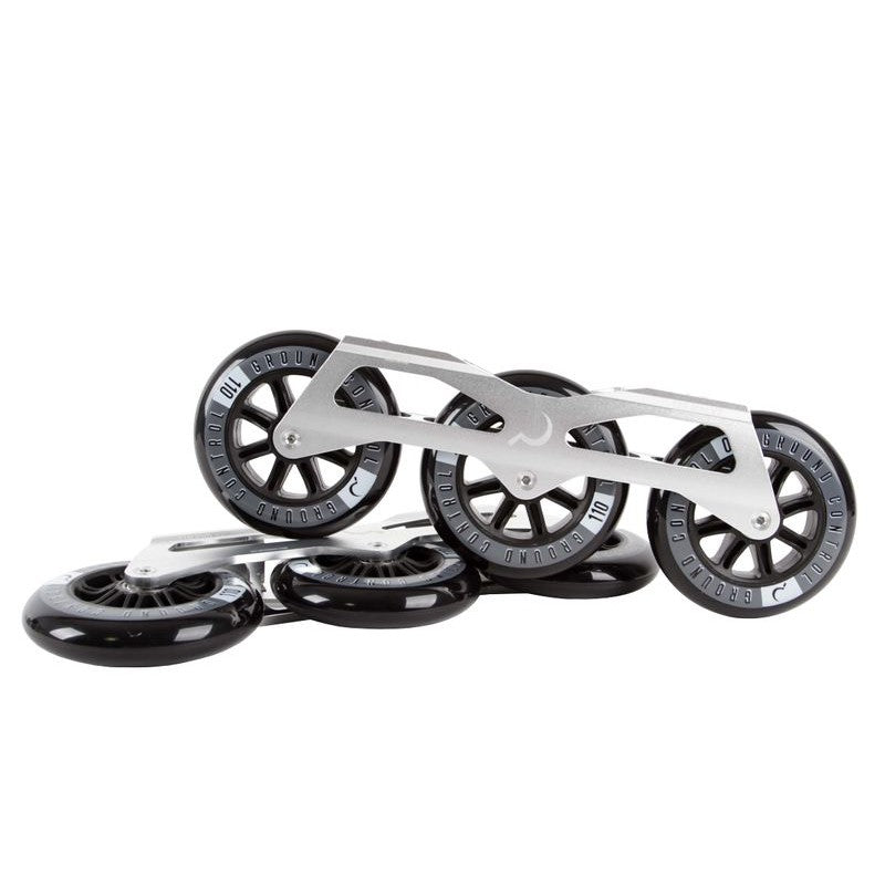 GC TriSkate Frame V2 110mm 85A Complete Setup silver