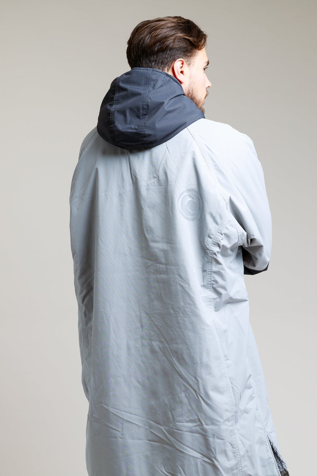 White Water Adults Hard Shell Robe - Steel Grey