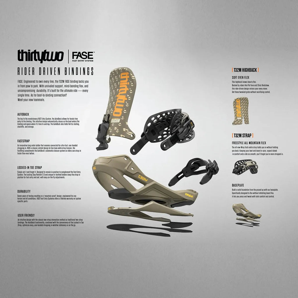 T32M Fase® Snowboard Binding Pat Fava