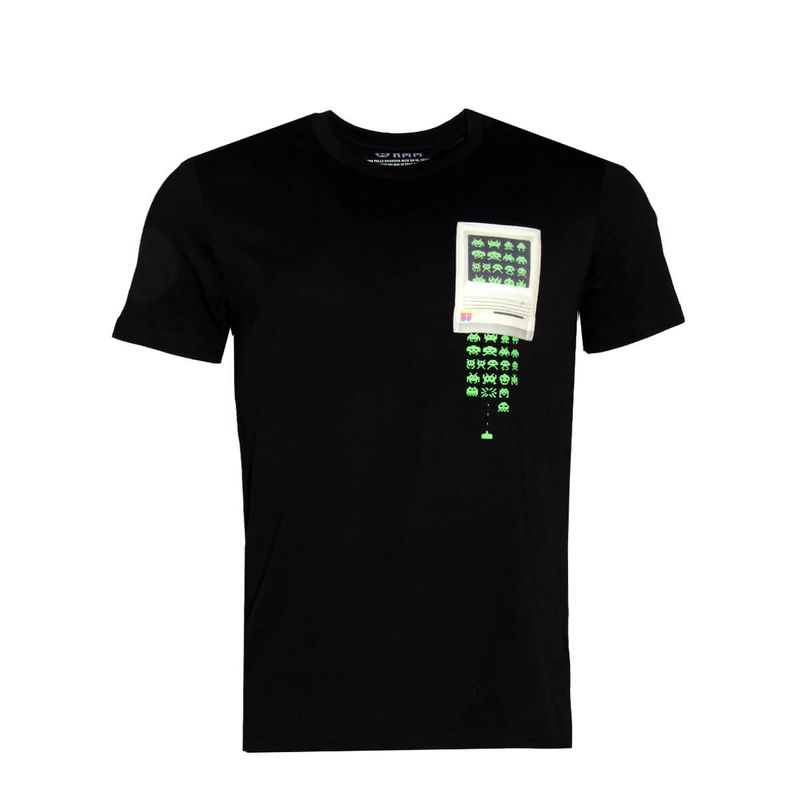 Fädd T-Shirt Spaß Eindringlinge BT black