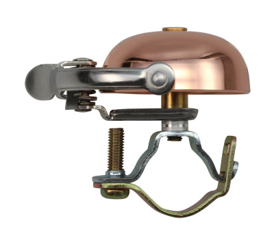 Crane Bell Co. Mini Suzu Fahrradklingel mit Steel Band Mount - Copper