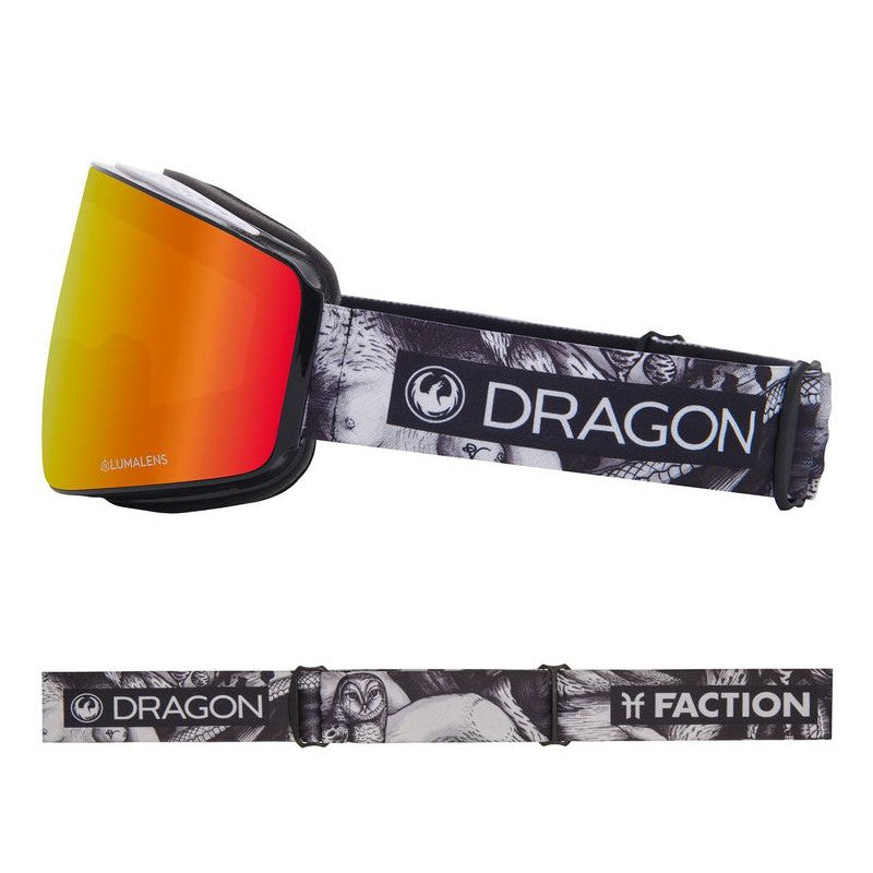 Dragon Goggle PXV - Faction with Lumalens Red Ionized + Lumalens Rose Lens