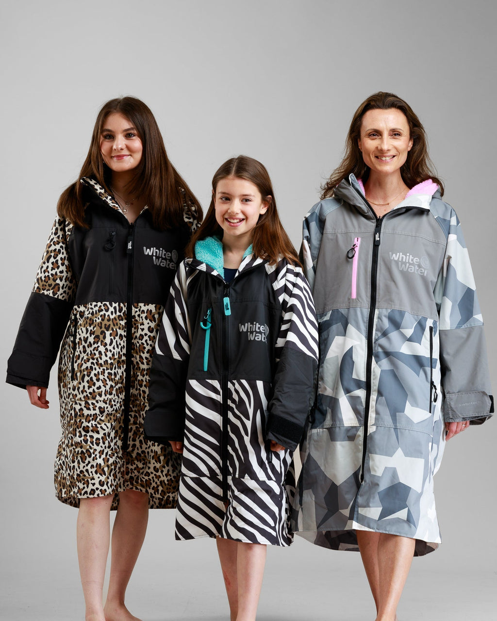 White Water Juniors Hard Shell Robe - Zebra Print- Limited Edition