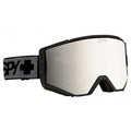 Spy Snow Goggles ACE (w/ Bonus Lens) Black - Black-Bronze w/Silver Mirror + Persimmon