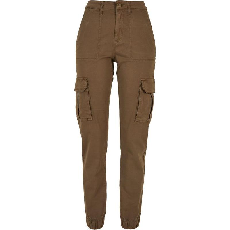 Urban Classics Ladies Cotton Twill Utility Pants olive